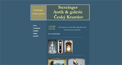 Desktop Screenshot of antiksterzinger.cz